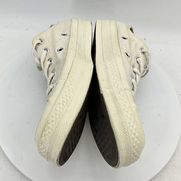 Converse Comme Des Garcons Hidden Heart White Canvas women Sneaker Shoes Size 6 - Picture 8 of 13